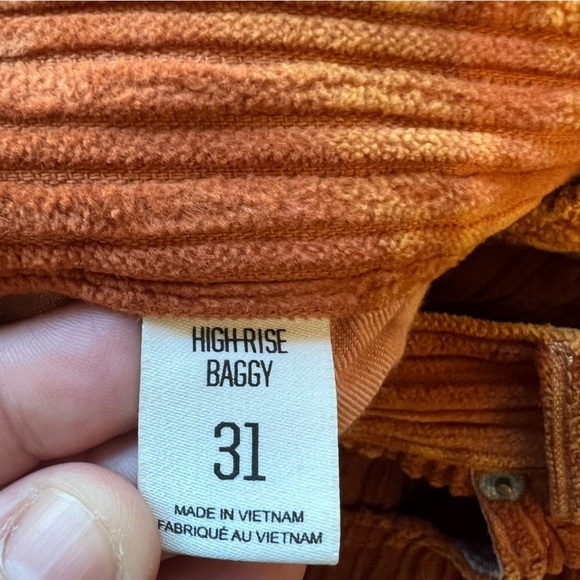 Urban Outfitters Taylor Swift Midnights BDG High Rise Baggy Corduroy Pants- 31 - Picture 10 of 14